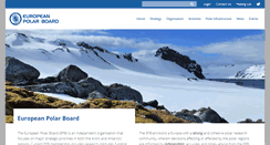 Desktop Screenshot of europeanpolarboard.org